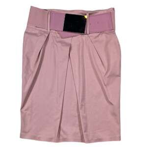 Pop Elite Mirror Belt Pink Skirt | Size M